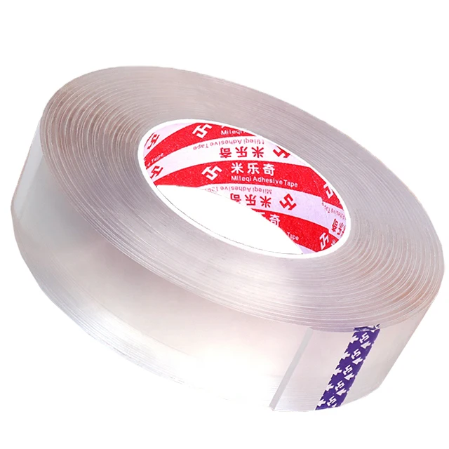 
Mileqi 1 3 5 meter multi function seamless double sided durable self adhesive washable nano grip tape for wall pics decoration 