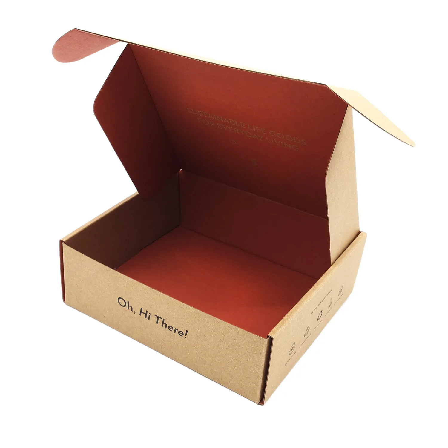 OEM/ODM гофрированная картонная коробка от производителя бумажная Подарочная для свадьбы с прямоугольной бумажной коробкой ri