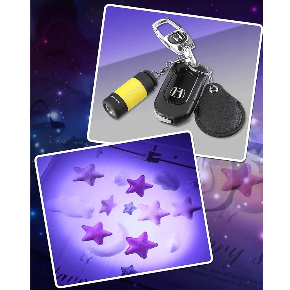 Wholesale USB Rechargeable Pocket LED Torch Self Defense Alarm Bulk Mini Keychain Flashlight