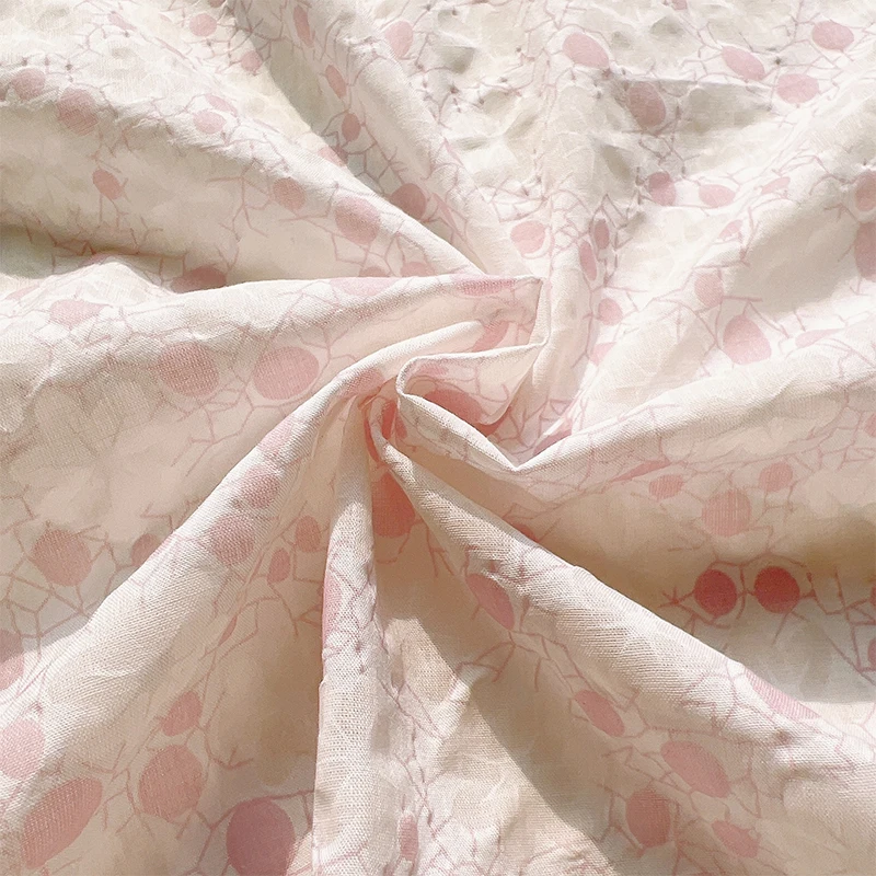 Cotton summer clothing fabric special process texture fabric