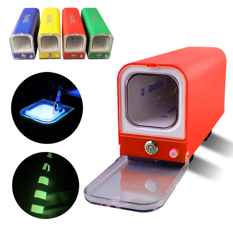 Palmer portable UV led lamp fish bait squid jig led fill light led violet luminous bait cup jig lure flashlight