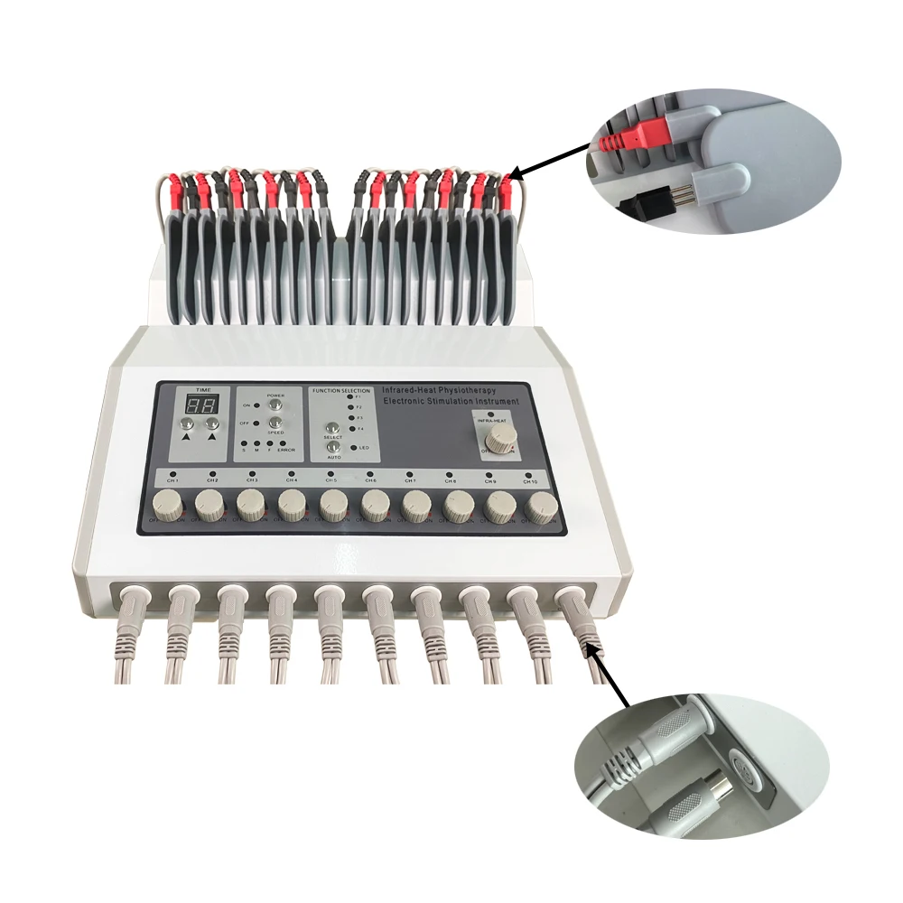 Hot Sale Electric EMS Slimming Breast Massage Bio Electronic Muscle Stimulator Heating Microcurrent Electrostimulation