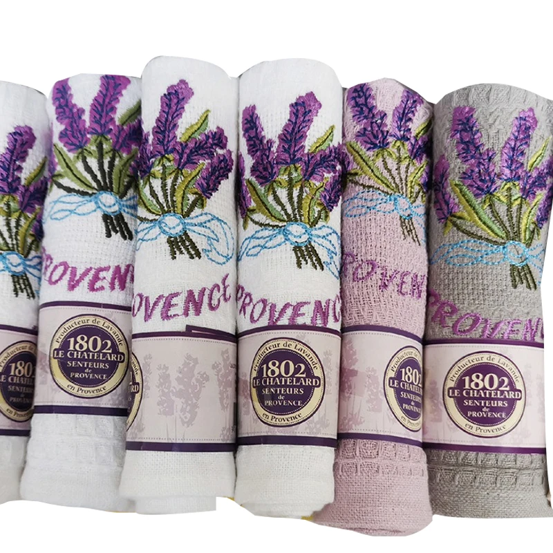 Super Soft Custom 100% Natrual Cotton Dish Crepe Tea Towel