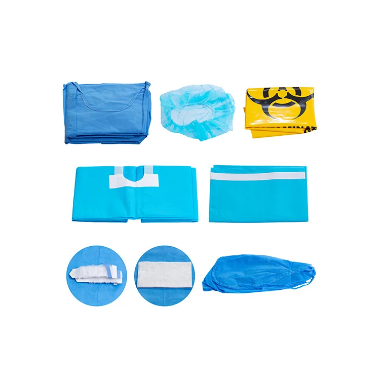 Hot selling Disposable Dental Implant Drape Pack Sterile Surgical Kit Universal Drape Set