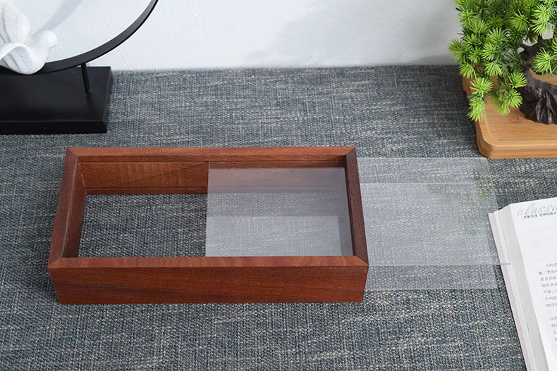 Souvenir Storage Simple Wholesale Wooden Picture Frame Acrylic/Transparent Double Sided Acrylic Picture Frame