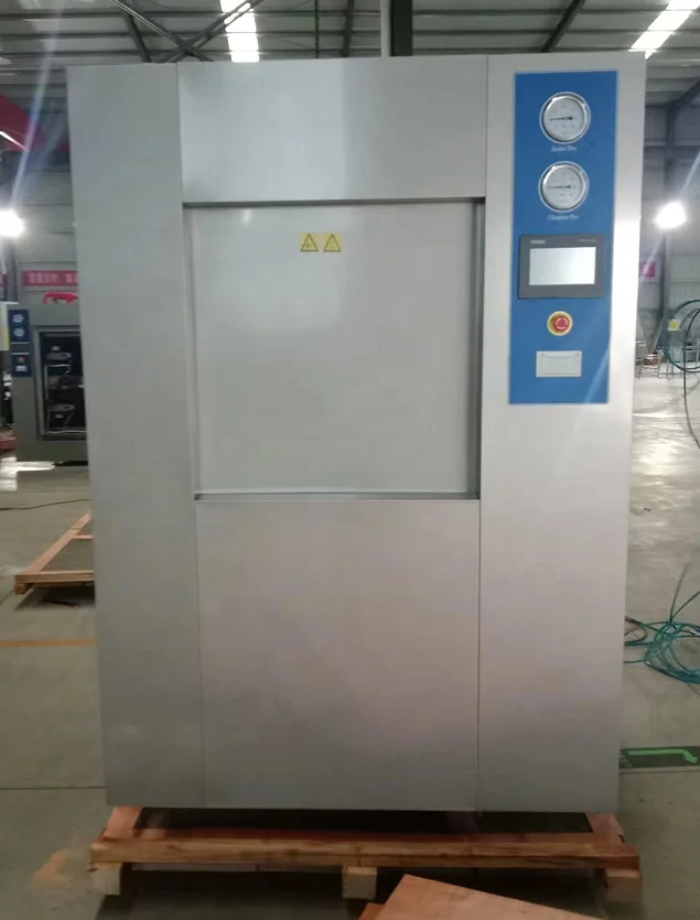 VST-0.15  Pulse Vacuum Steam Sterilizer With Stainless Steel Grille  and PLC Touch Screen