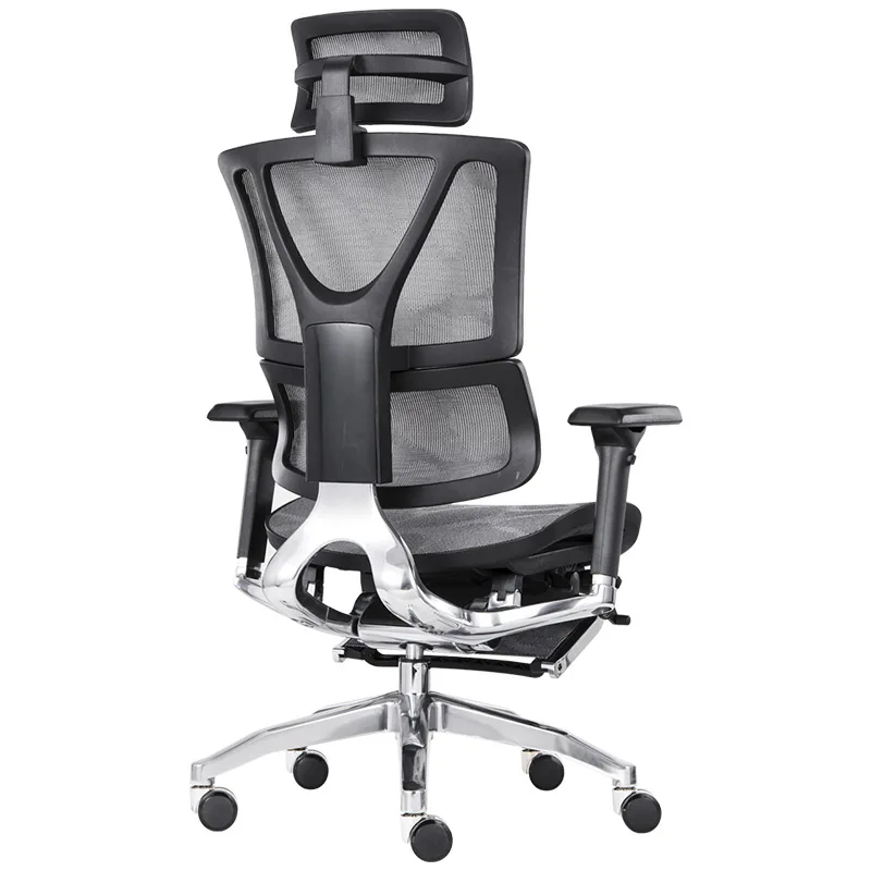 High Back Modern Mesh Office Chair Ergonomic Office Chair Executive Boss Footrest Chair Mesh