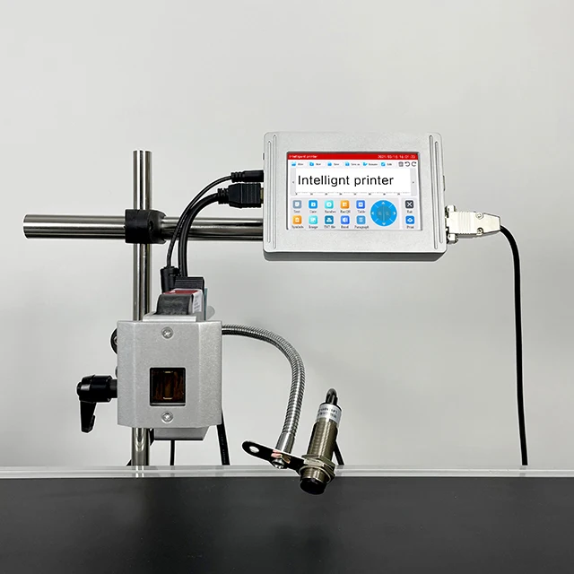 Online Tij Thermal Inkjet Printer QR Expiry Date Coding Printing Machine Batch Inkjet Coding Printer