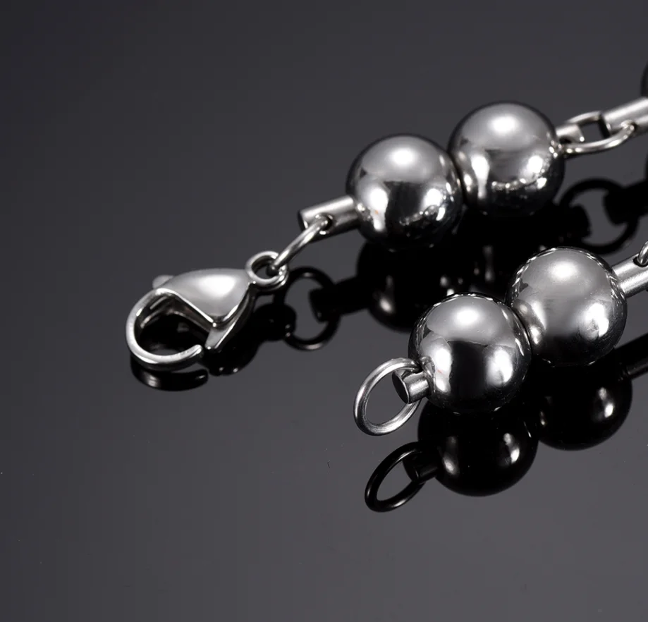 Stainless Steel Bead Chain Bracelet With Paw Print Charm Memorial Urns For Ashes Cremation Jewelry Bangles Ashes Locket