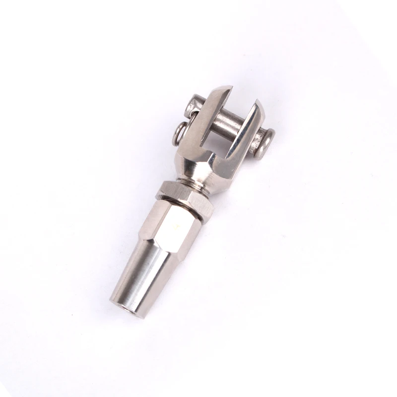 Factory Price Newest Rigging Hardware Stainless Steel Wire Rope Fitting Swage Fork Terminal Machine