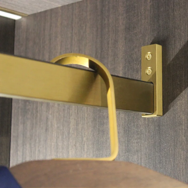 Luxury Rectangular Wardrobe Rail Clothes Hanging Tube Wardrobe Tube