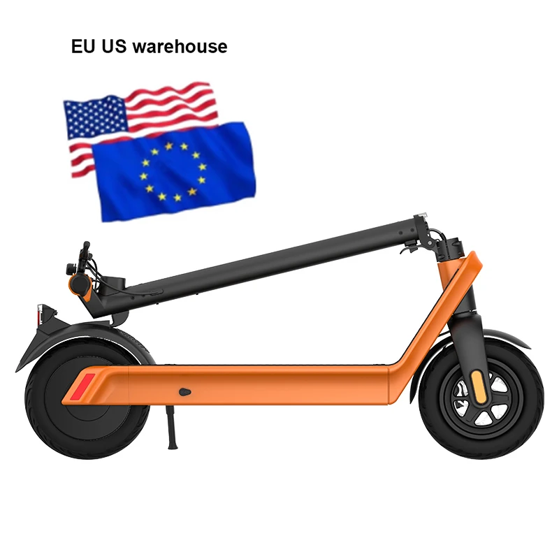 Европейский склад США ЕС в наличии Складной самокат x9 36v 48v 500w 1000 Вт Мощный электрический скутер для взрослых