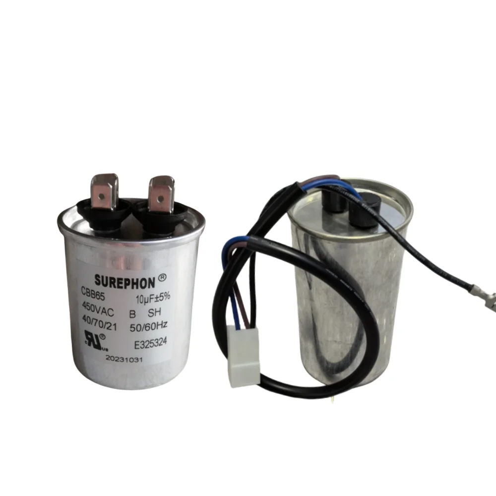 Self healingP2 S2 explosion protective aluminum case motor run oval CBB65 capacitor