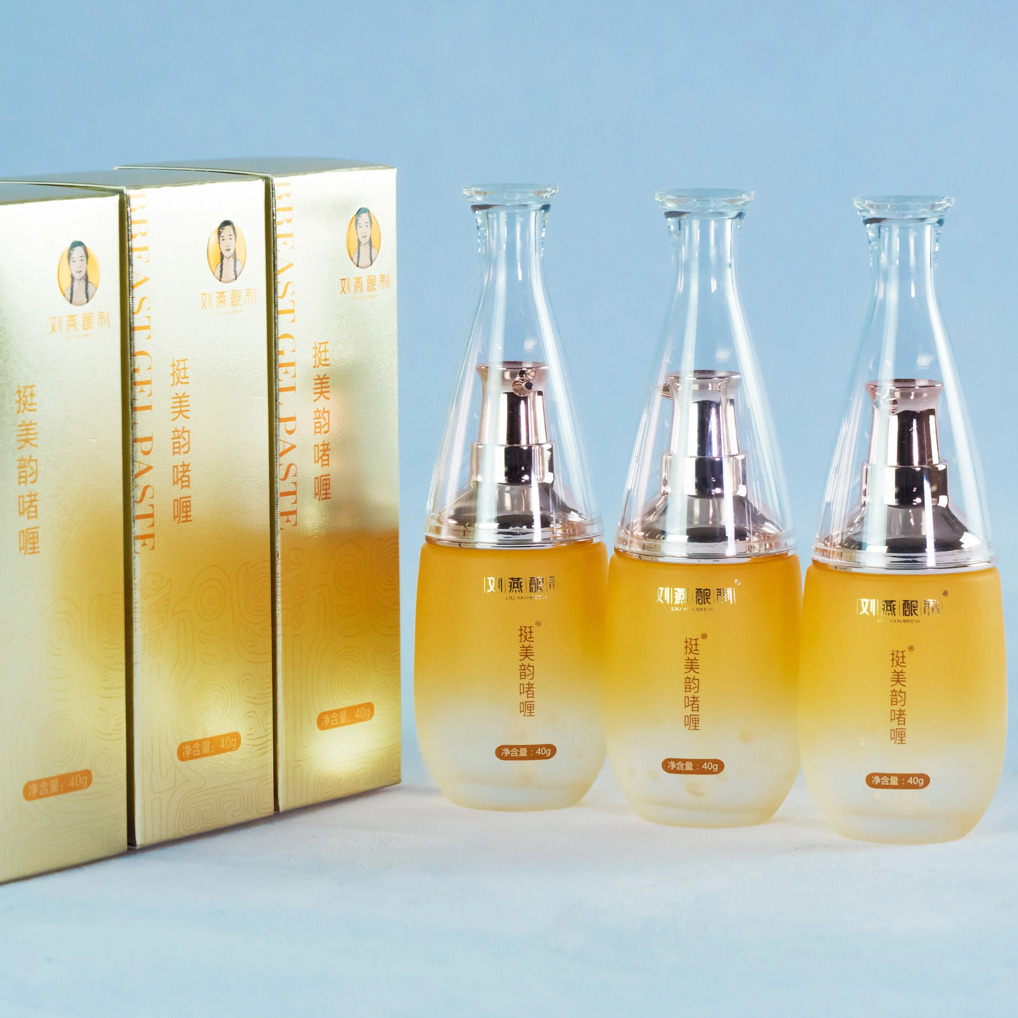 
Traditional Chinese Herb Upsize Tight Massager Breast Enlargement Gel 