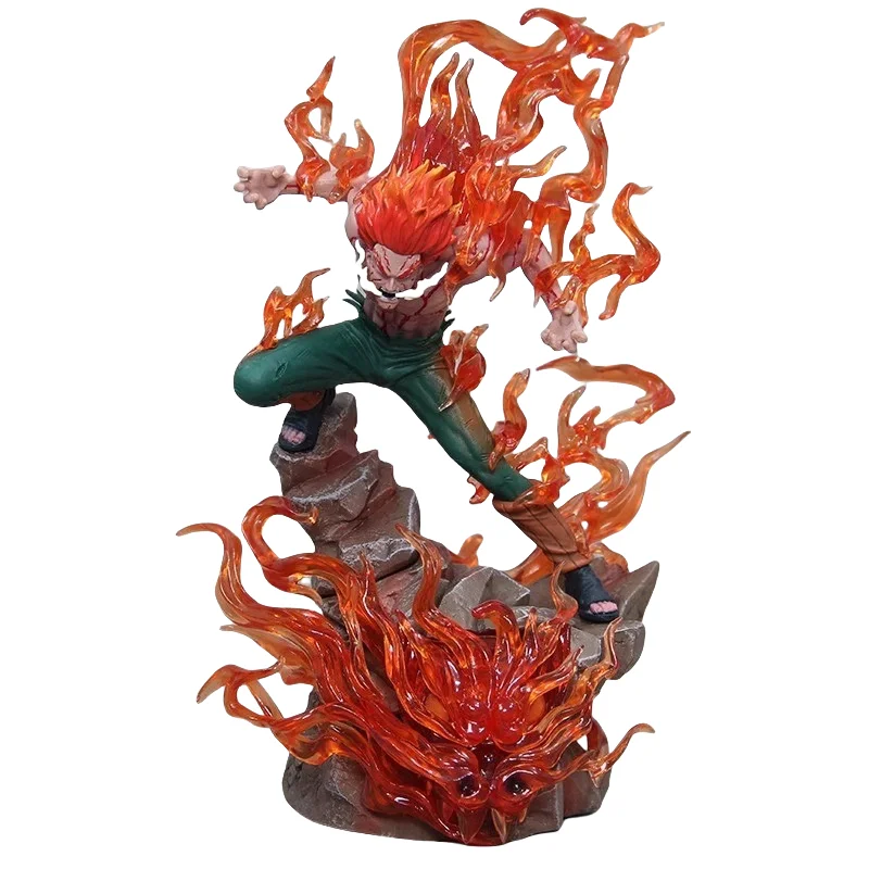 Narutoed Figure Ten Year Bai Ren Ye Kai GK Maite Kai Handmade Luminous Anime Model Decoration Statue