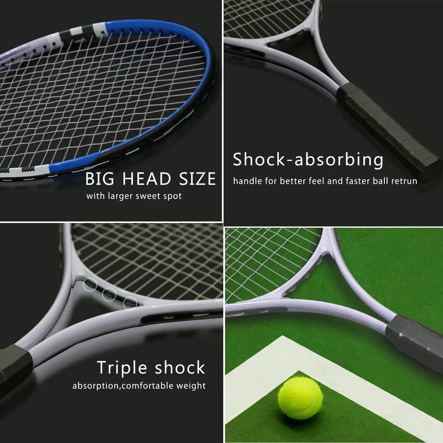 Tennis Racket Pre Threaded Lightweight 27 Inch Racket Casual Adult Racket Male And Female Student Training