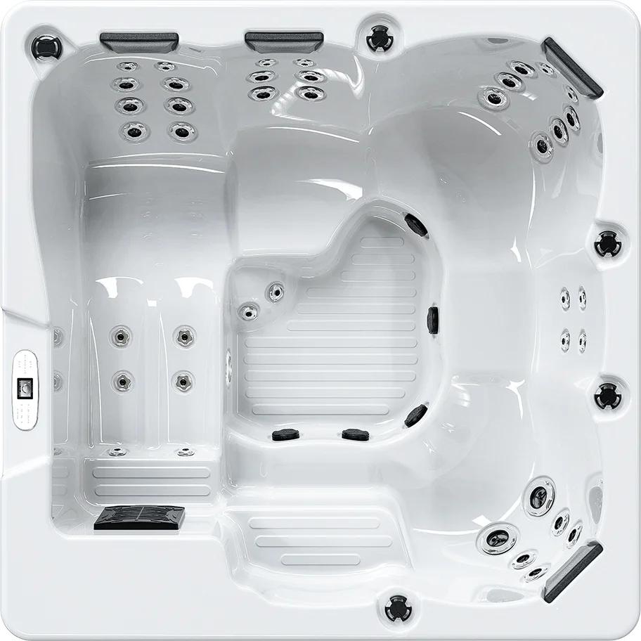 Luxurious Modern Jakuzzi Outdoor Hydro Massage Spa Family Spas And Hot Tubs With Deep Seats