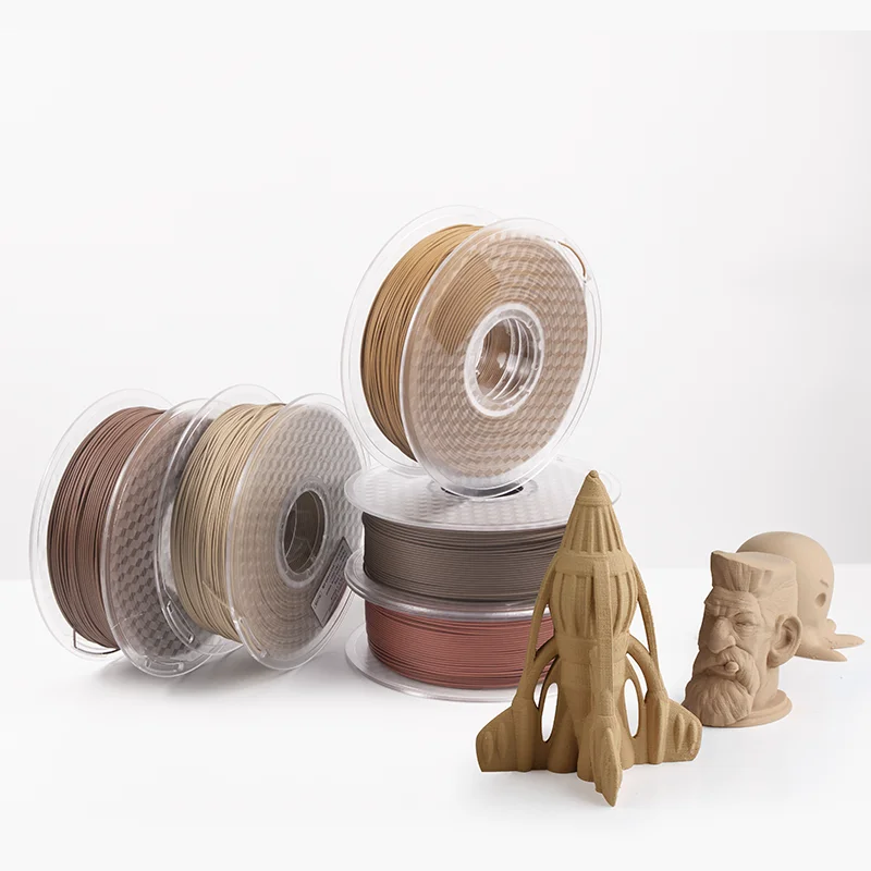 High quality iSANMATE wood filament with 20% wood powder wood effect filament with multi colors and factory wholesale price