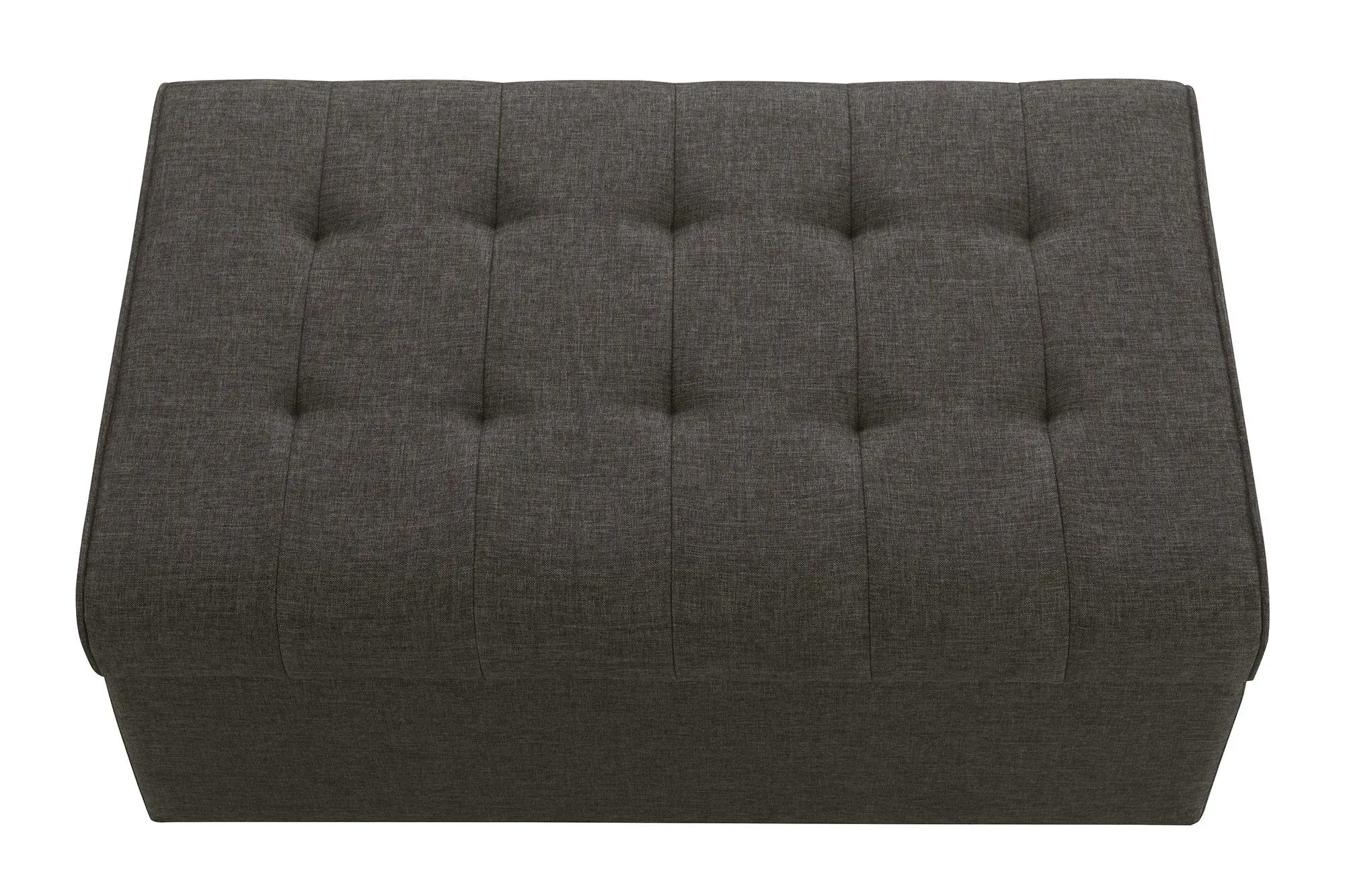 Leather PVC Foot Rest Storage Rectangular Foldable Storage Ottoman Stool for Living Room Storage Bench