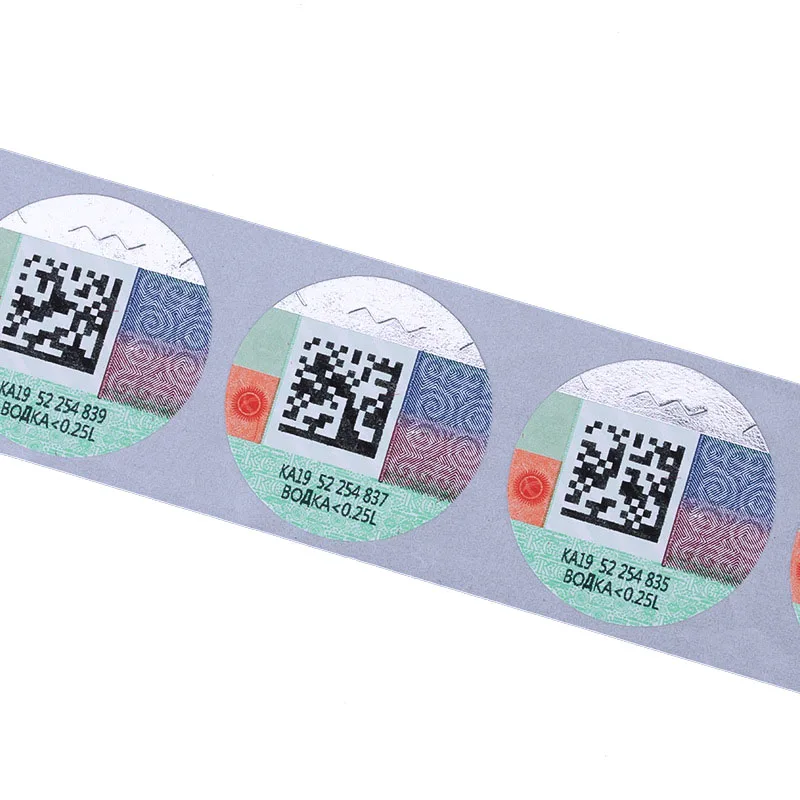 Custom new trends laser holographic sticker anti-counterfeiting label for high-end products