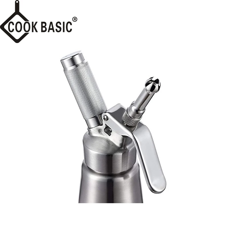 Whipped Cream Dispenser 3 Decorating Nozzles Mousse Siphon Tips Stainless Steel for Cream Whipper