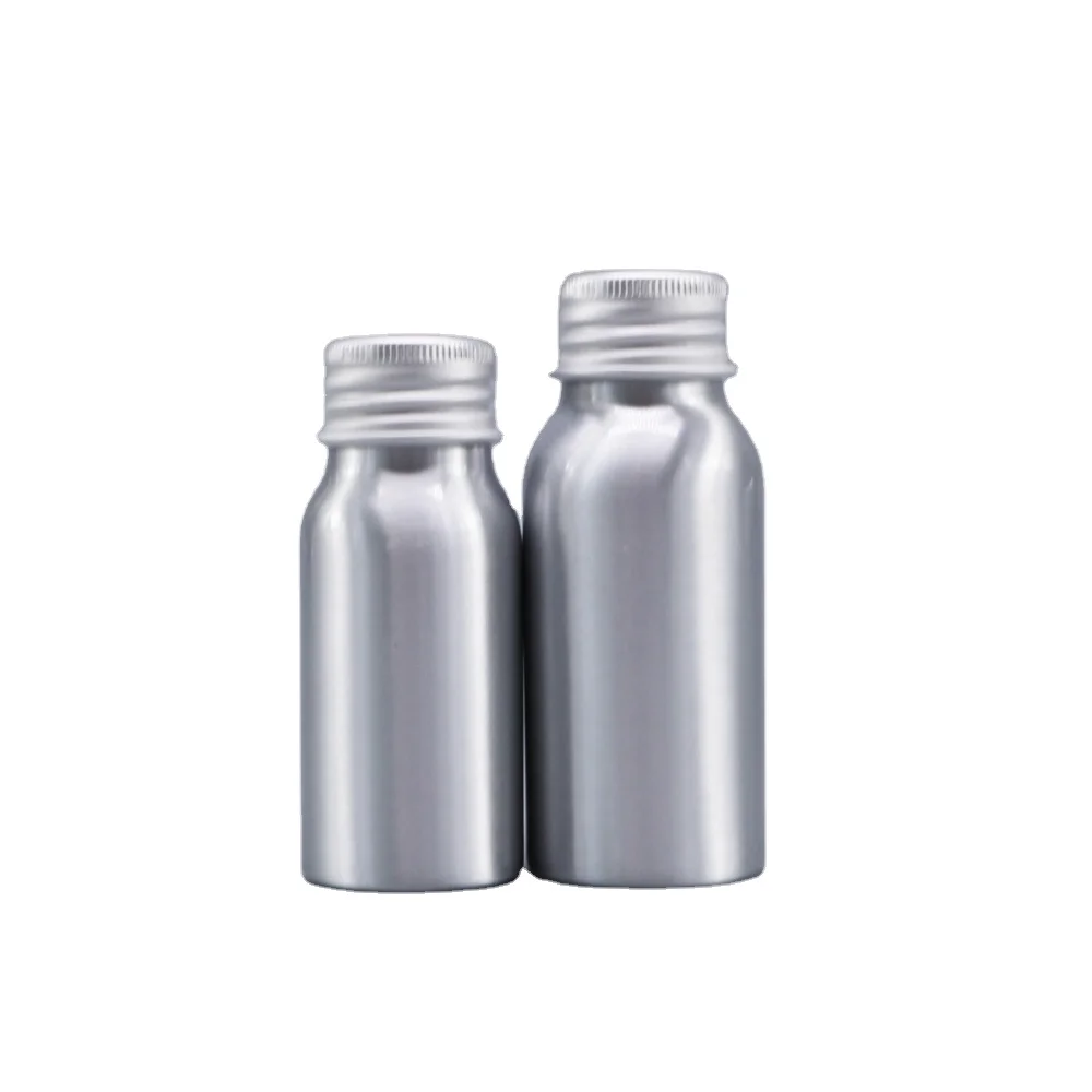 30ML-500ML Aluminum Bottle Empty Refillable Aluminum Bottles with Screw Cap