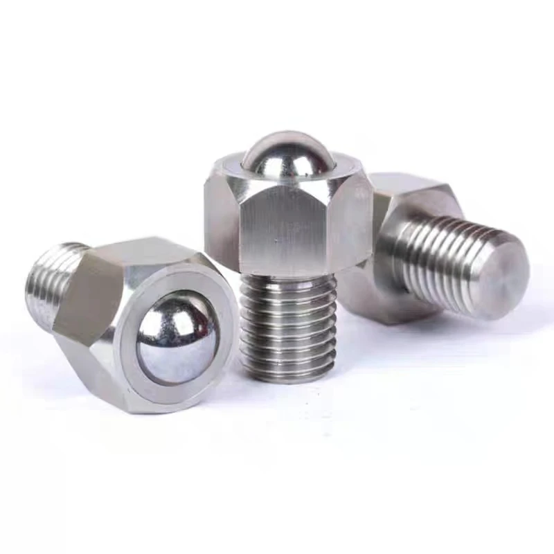 304 Stainless steel BCHL M5/M6/M8/M10/M12/M16/M20 Hex Ball Transfer Unite Stud Ball Transfer Roller Bearing