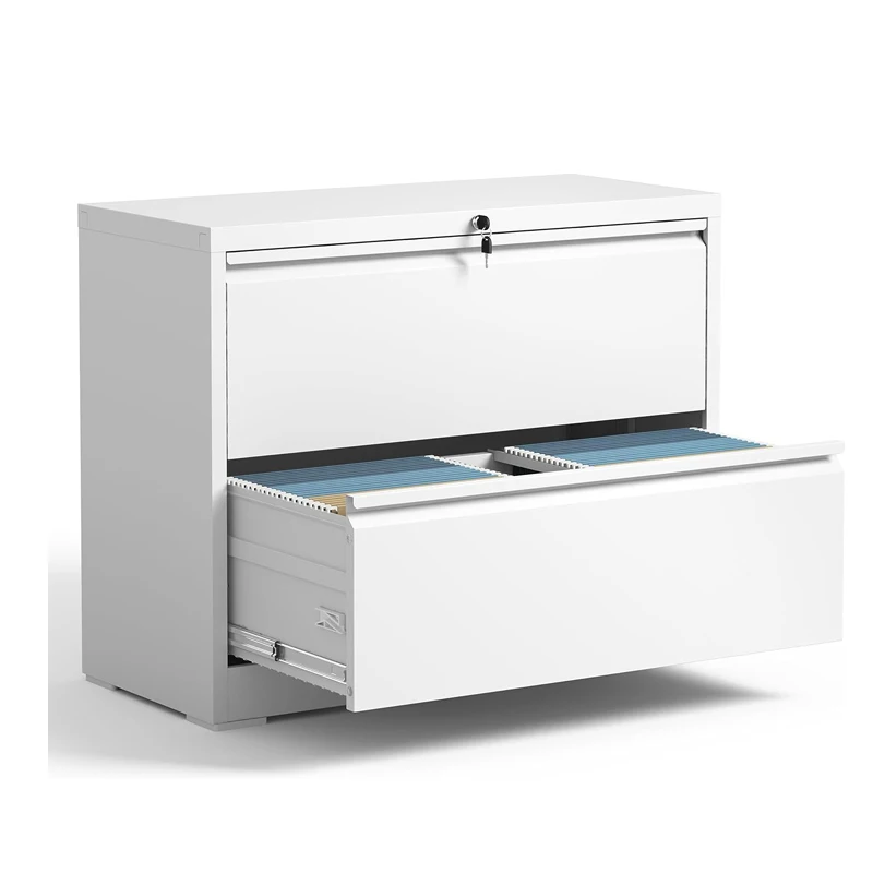 Metal Office Furniture 2 drawer storage cabinet Steel Iron Filing Cabinet a4 folder metal 2 drawers File Cabinet