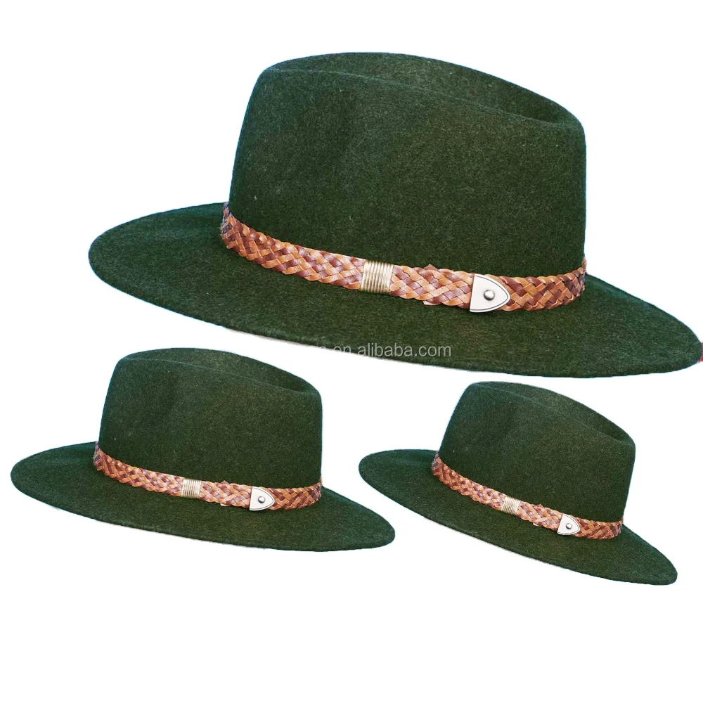 wholesale New fashion golf cowboy hat feather as stetsons style for man