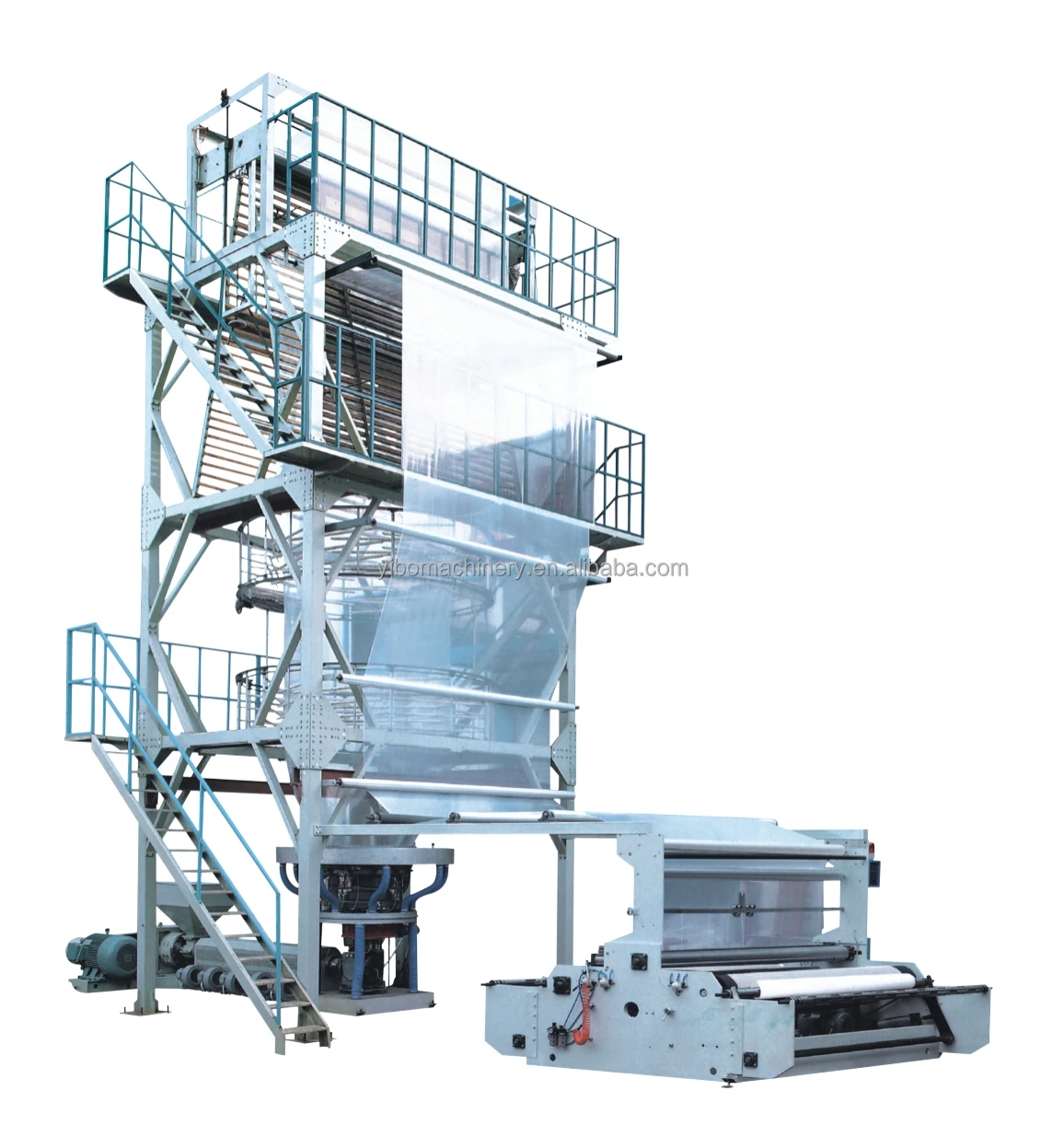 Multi-Layer Layer Co-Extrusion LDPE HDPE PE Film Blowing Machine Plastic Extruder Biodegradable Plastic Blown Film Extruder