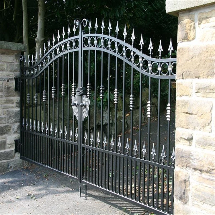 Ace Antique Style Gate Designs High Quality High Quality Galvanized Iron Metal Gates  Main Entrance Gate Design