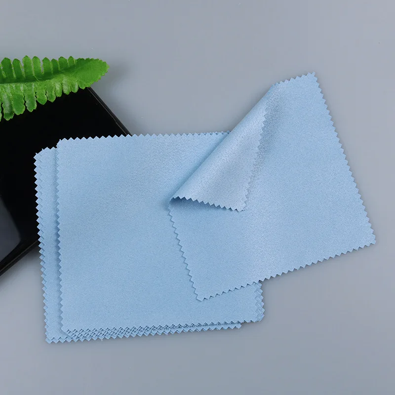 Luxury Custom Soft Jewelry Polishing Cloth With Logo Wholesale Colorful Microfiber Cleaning Cloth For Glasses