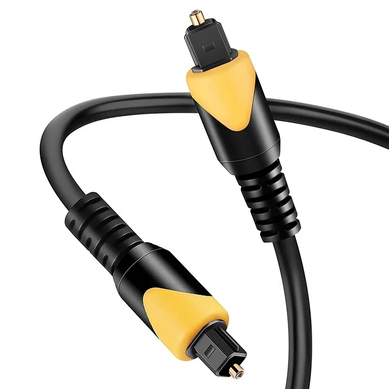 Hi-Fi Hifi Digital Toslink Cable Optical Fiber-Optic Audio Toslink Standard Male To Male Cable For Audio