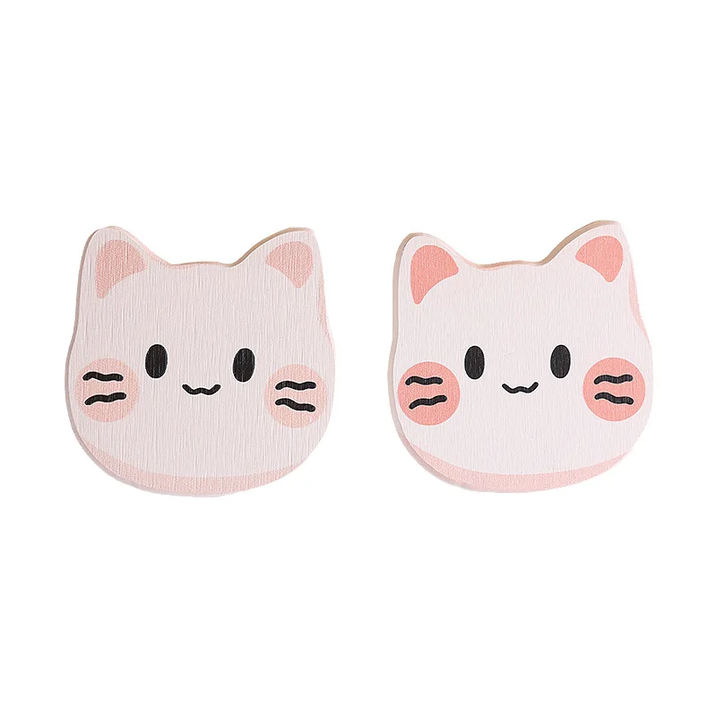 Cartoon Cat Shaped Tea Mat Cup Holder Mat Coffee Silicone Coaster Non-slip Hot Drink Insulated Pad Stand Kitchen Accessories
