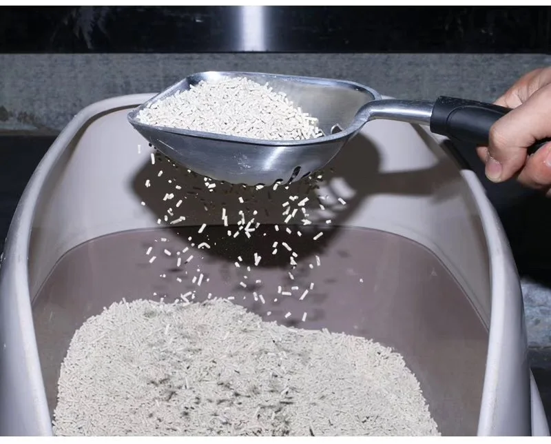 High Quality Easy to Clean Comfortable Handle Large Strong Metal Cat Litter Scoop