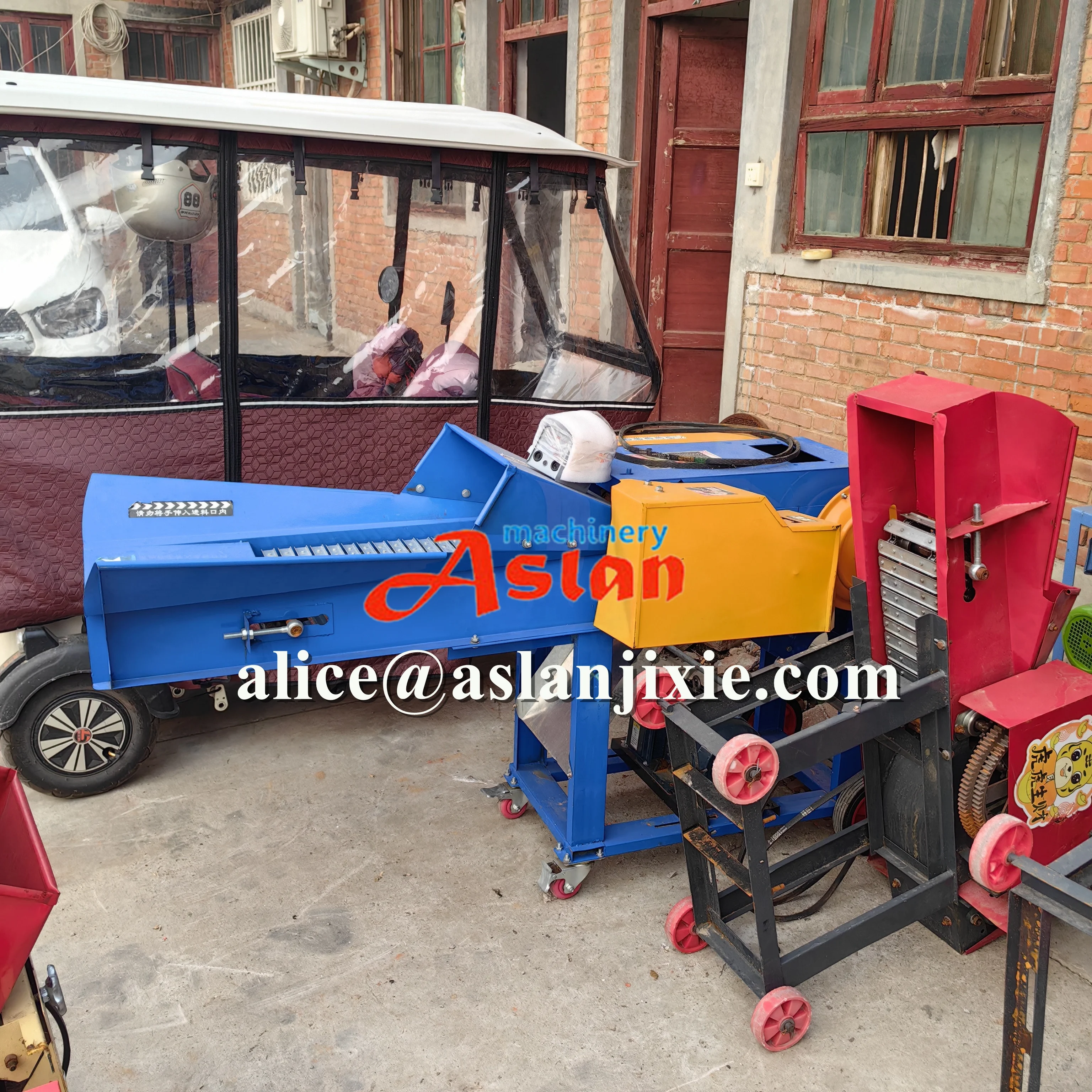 green corn straw cutting silk kneading machine / farm use  dry straw cutting kneading machine