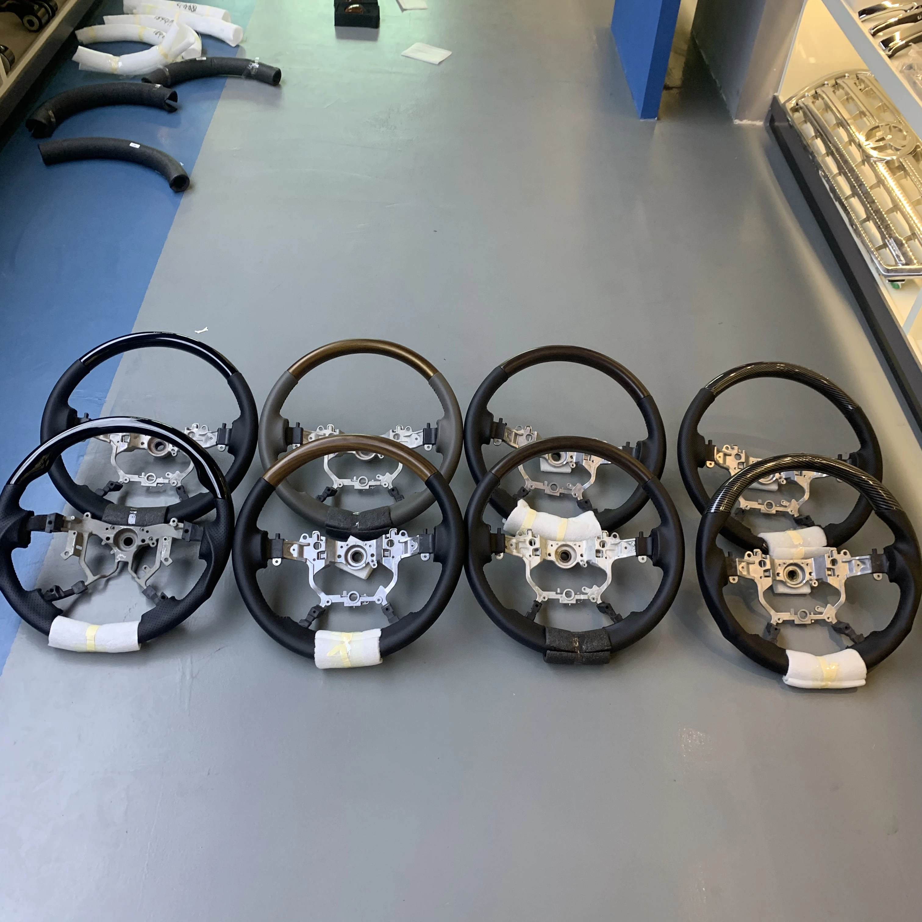  MAICTOP car accessories steering wheel all black in