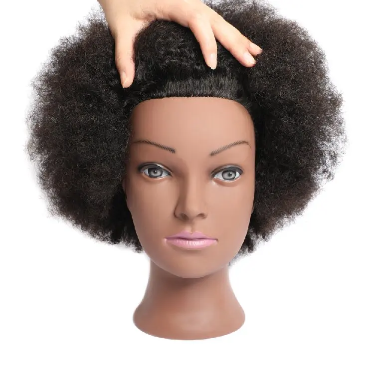 Training Head For Hair Beauty School 100% Human Hair Training Mannequin Head For Braiding Practice