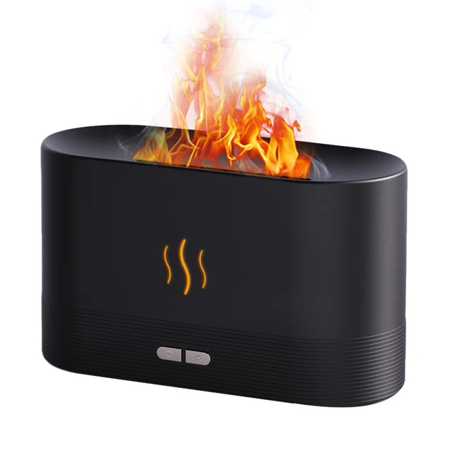 Innovative Essential Oil Aroma Diffuser Mist Maker 180ml Portable baby ultrasonic cool mist flame humidifier