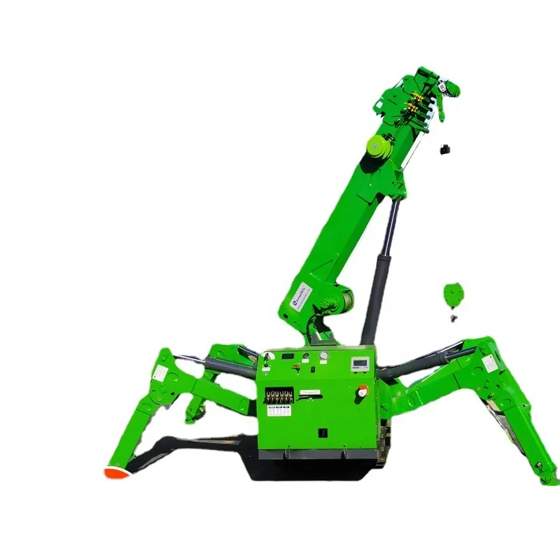 Electric 3 Ton Spider Crane Cheap Mobile Crawler 3 Ton Spider Crane With Long Arm Flying Arm Lift