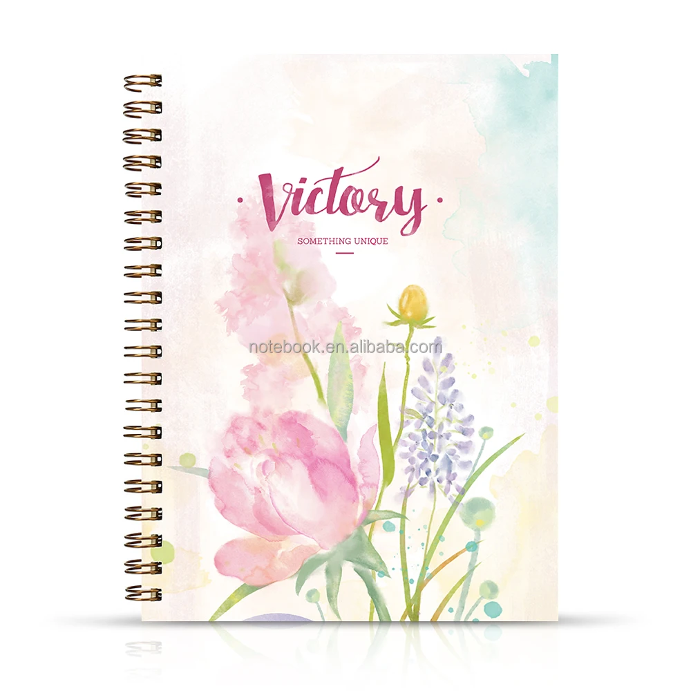 Personalized Spiral Notebook, Custom Notebook diary 2023, Personal floral Journal for Girl