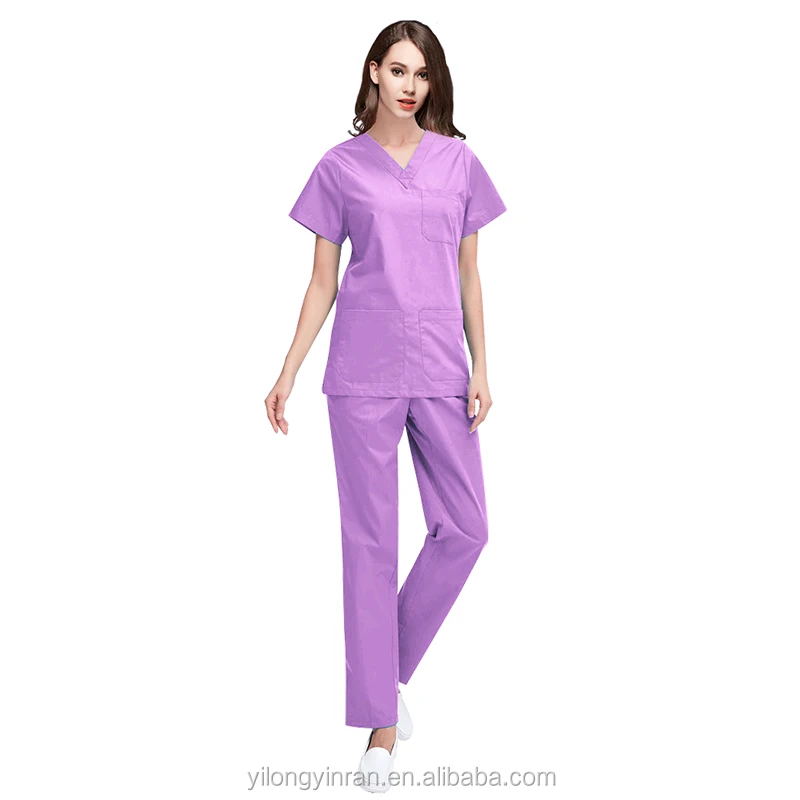 Textiles medical scrubs fabric manufacturers polyester/cotton chlorine bleach resistance surgical gowns nurses uniforms fabric
