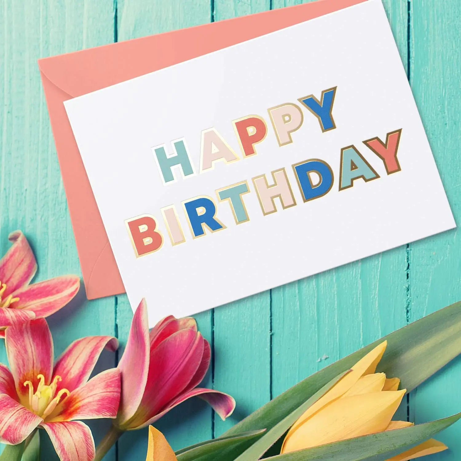 Happy Birthday To You Cards Folded Birthday Greeting Cards Elegant Design Birthday Postcards to Send Friends