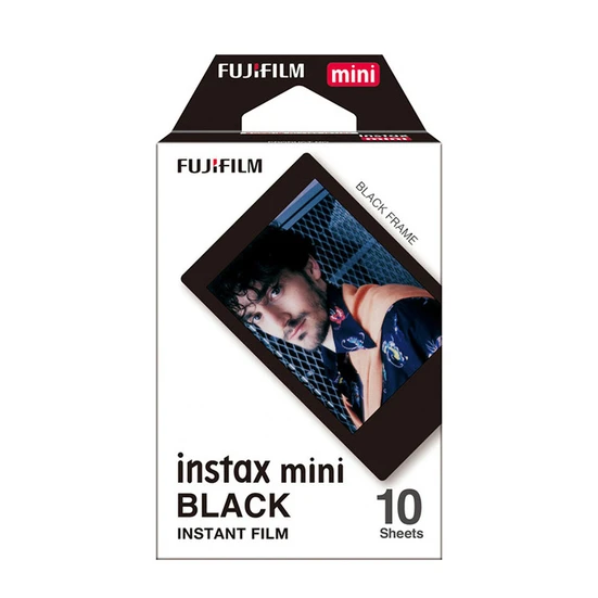 10 sheets Hot Fujifilm Instax Mini Black Frame Instant Film photo paper for Instax Mini 8 7s 25 50s 90 9 SP-1 SP-2 Camera