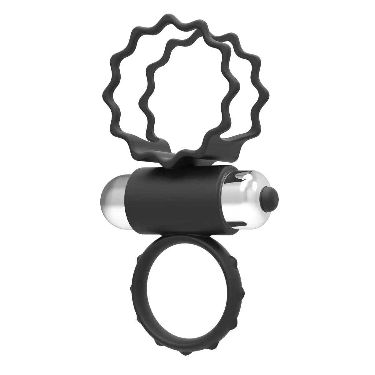Penis Cock Ring Vibrating Silicone Rubber Male Products Strong Vibration Delay Ejaculation Cock Ring Adult Sex Toy For Men