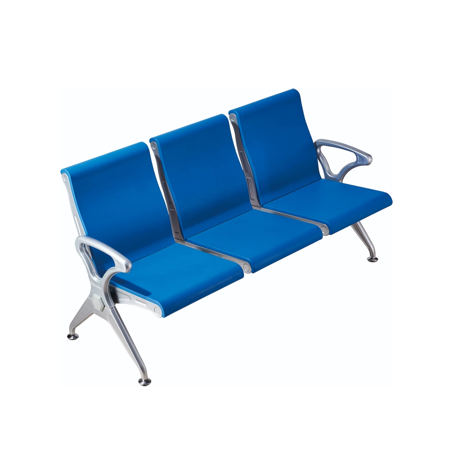 Airport Waiting Metal Chair Used Hospital Waiting Room Public Waiting Three Seats Chair