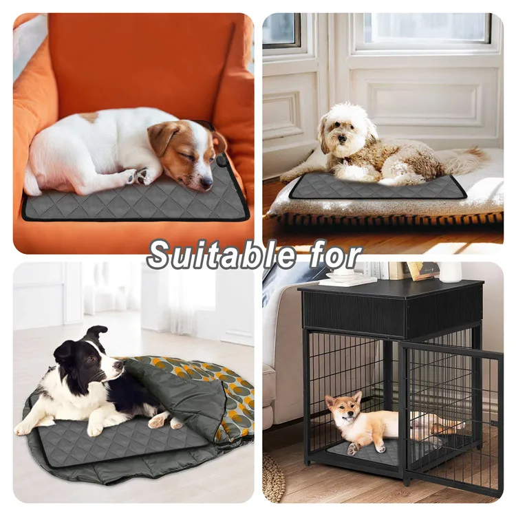 GeerDuo Electric Waterproof Pet Dog Cat Indoor Heating Warming Mat Pads with Chew Resistant Cord