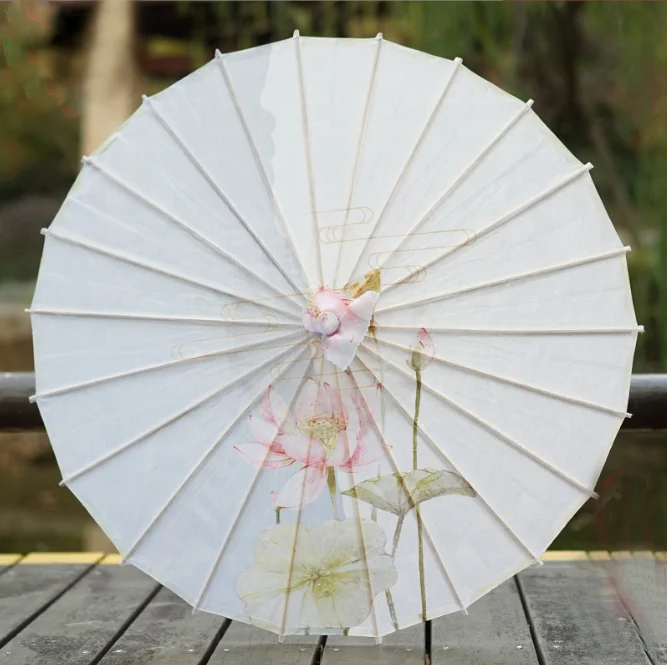 New Decorative Idea Paper Umbrella Pink Umbrella Chinese Oil Paper Umbrella