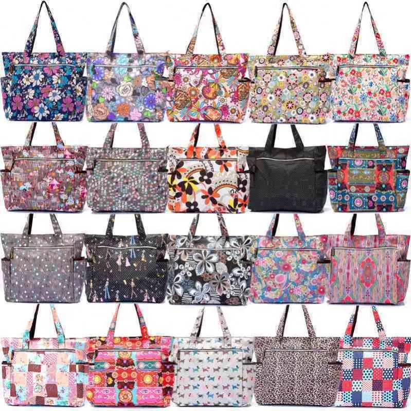 Digital printing waterproof leisure mummy diaper bag nylon shoulder handbag baby bag for mother
