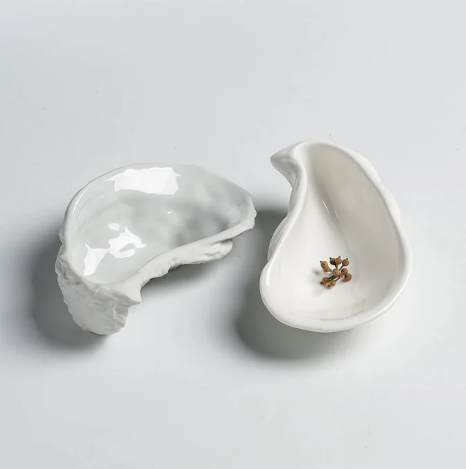 2022 Creative Shell Dish Ceramic Plate Decoration Art Ornament Home Decor Wedding Decorations for Home Gift Art Supplies